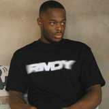 Black Blurred RMDY. Graphic Tee