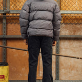 Steel Grey Kabru Hooded Puffer Jacket