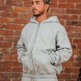 Grey RMDY. Zip Hoodie