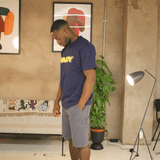 Midnight Navy Blurred RMDY. Graphic Tee