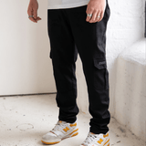 Straight Leg Black RMDY. Cargo Bottoms