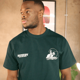 Dark Green Cowboy Graphic Tee