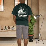 Dark Green Cowboy Graphic Tee