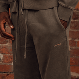 Washed Coffee RMDY. Straight Leg Joggers