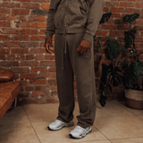 Washed Coffee RMDY. Straight Leg Joggers