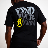 Black Find Your RMDY. Flow Tee