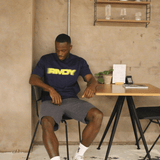 Midnight Navy Blurred RMDY. Graphic Tee