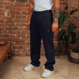 Navy RMDY. Straight Leg Joggers