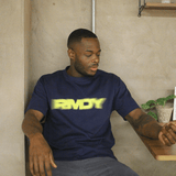 Midnight Navy Blurred RMDY. Graphic Tee