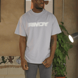 Pastel Blue Blurred RMDY. Graphic Tee