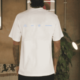 White Blurred RMDY. Graphic Tee