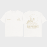 Cowboy White Graphic Tee