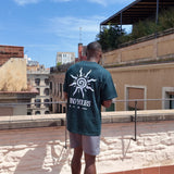 Sun Smash RMDY. Graphic Tee Forest Green
