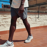 Grey Tech Shorts