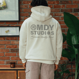 Registered RMDY. Zip Hoodie Cream