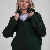 Hunter Green 1/4 Zip Fleece Jacket