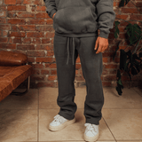 Steel Grey RMDY. Straight Leg Joggers