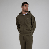 Washed Olive RMDY. Zip Hoodie